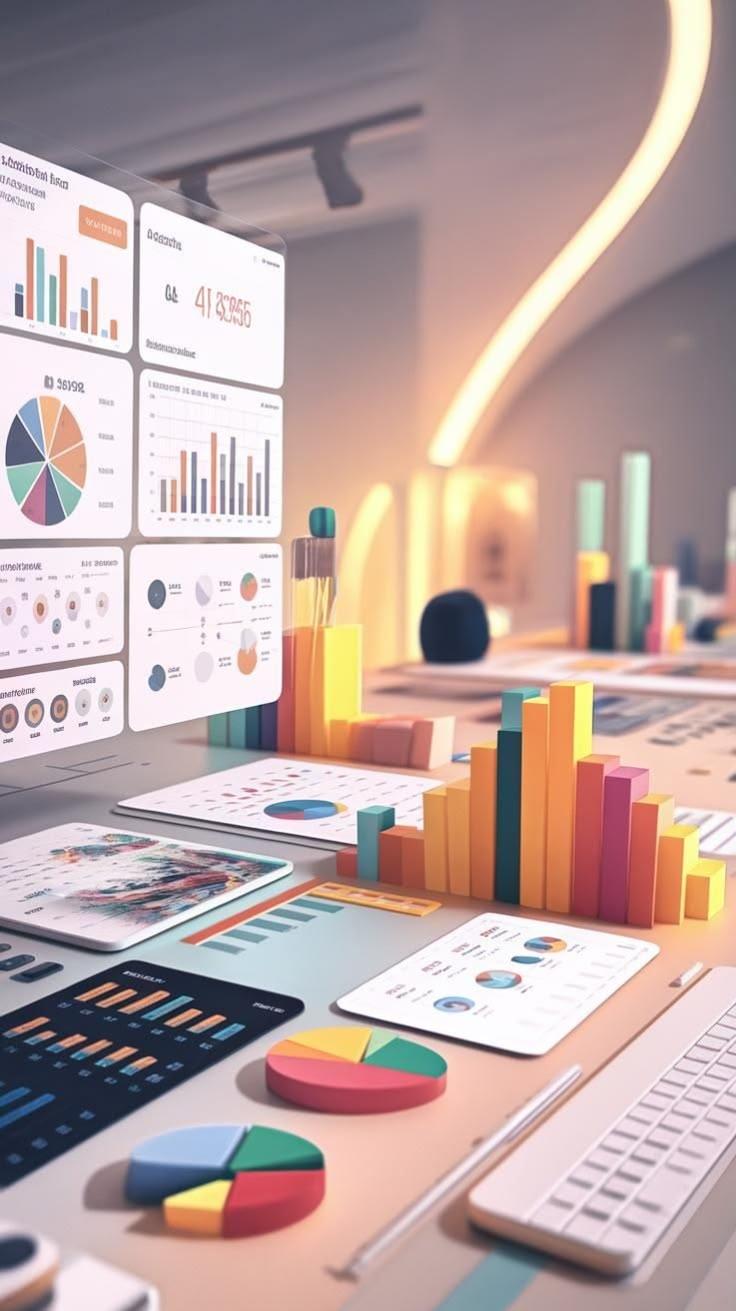 Conversion analytics and website performance dashboard
