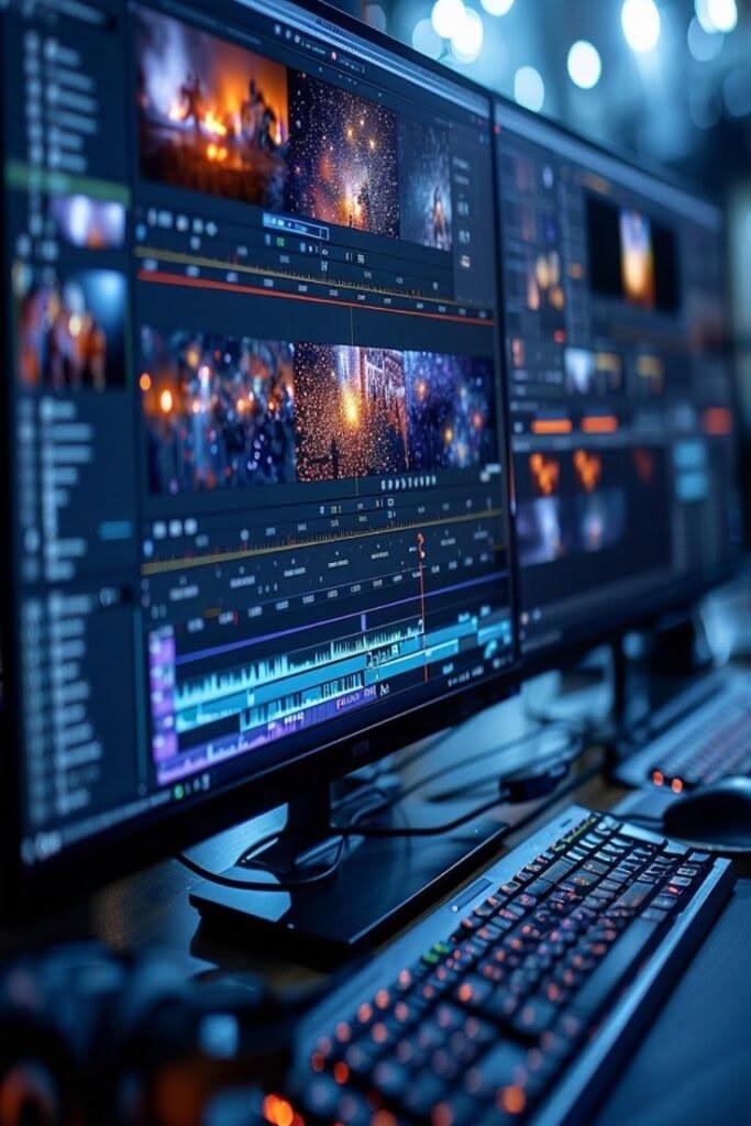 Professional post-production editing